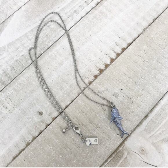 Kate Spade California Dreaming Shark Necklace - Picture 1 of 5